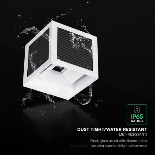V-TAC 24295 Ηλιακό LED Φωτιστικό Τοίχου 9W 900 lm 3in1 PIR Sensor IP65 – Λευκό