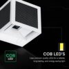 V-TAC 24295 Ηλιακό LED Φωτιστικό Τοίχου 9W 900 lm 3in1 PIR Sensor IP65 – Λευκό