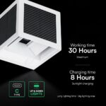 V-TAC 24295 Ηλιακό LED Φωτιστικό Τοίχου 9W 900 lm 3in1 PIR Sensor IP65 – Λευκό