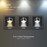 V-TAC 24295 Ηλιακό LED Φωτιστικό Τοίχου 9W 900 lm 3in1 PIR Sensor IP65 – Λευκό