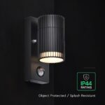 V‑TAC Φωτιστικό Τοίχου GU10 με Ανιχνευτή Κίνησης IP44 – 24306
