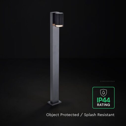 Φωτιστικό Κολωνάκι Κήπου GU10 80cm IP44 – Μαύρο V-TAC 24309VT