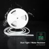 V‑TAC LED Neon Flex 10m 9W/m 755lm/m 3000K IP65 24V 6.5mm – 24329VT