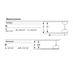 GOTLAND RECESS Ø1320 BLACK 3P WALNUT Faro Barcelona 1-FR33447R