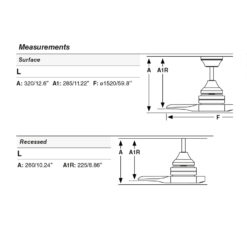 ALO DC RECESSED Ø1520 WHITE 3B PINE Faro Barcelona 1-FR33728DCR