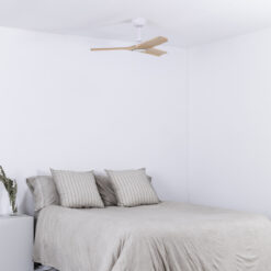 HEYWOOD S Ø900MM WHITE 3 BLADES WOOD LIGHT TUYA Faro Barcelona 1-FR33805WT