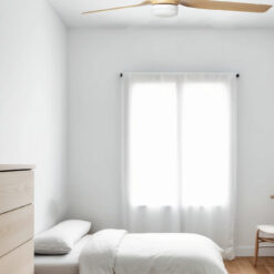 PUNT Ø1300MM WHITE 3 BLADES WOOD LIGHT 18W TUYA Faro Barcelona 1-FR33816WT-20