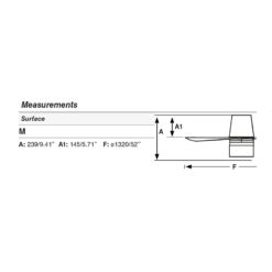 PUNT TUB TEK Ø1300 BLACK 3B NOGAL 3000K TUYA Faro Barcelona 1-FR33831WT3N