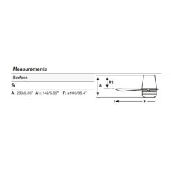 MINI PUNT TUB Ø900 WHITE 3B 20W SWT Faro Barcelona 1-FR338321S
