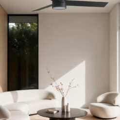 CRUISER S Ø1060MM BLACK 3 BLADES 18W LED DIM TUYA Faro Barcelona 1-FR34289WT-1TW