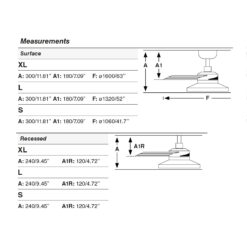 CRUISER TAK XL Ø1600 BLACK 3B 2700K Faro Barcelona 1-FR342932W