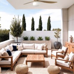 OUTWOOD Ø1500 BROWN 3B ROBLE 1XE27 Faro Barcelona 1-FR343601B