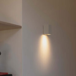 LUNE SMOOTH WHITE SQUARE WALL LIGHT 1xGU10 Faro Barcelona 1-FR40530