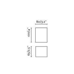 LUNE SMOOTH GREY SQUARE WALL LIGHT 1xGU10 Faro Barcelona 1-FR40532