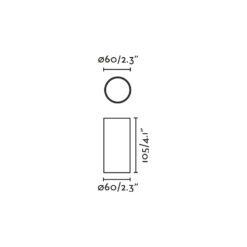 STAN ALUMINUM CEILING LIGHT 1xGU10 Faro Barcelona 1-FR43776