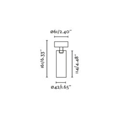 STAN SLIM ALUMINIUM PROJECTOR 1xGU10 MR11 Faro Barcelona 1-FR43817
