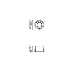 DOP RECESSED WHITE LED 8W 3000K Faro Barcelona 1-FR44004