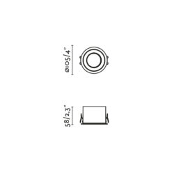 DOP RECESSED WHITE LED 15W 3000K Faro Barcelona 1-FR44006