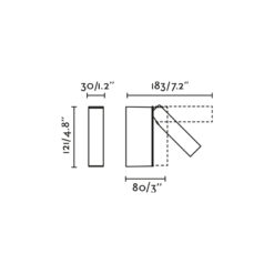 CRONOS WHITE READER LED 4W 2700K CRI90 Faro Barcelona 1-FR62765