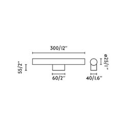 CALMA WALL LIGHT LINESTRA WHITE 5W 2700K Faro Barcelona 1-FR63546
