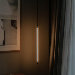 LUMINA 600 1L PENDANT LAMP BLACK LED 12W 2200K DAL Faro Barcelona 1-FR64602-111D