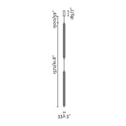 LUMINA 600 2L RECESSED SM BLACK LED 24W 2200K DALI Faro Barcelona 1-FR64622-131D