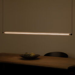 LUMINA 1200 1L COL HORIZONTAL BLACK LED 24W 2200K  Faro Barcelona 1-FR64682-111D