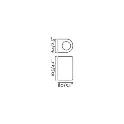 ESTELA WALL L. WHITE 1xGU10 Faro Barcelona 1-FR70323