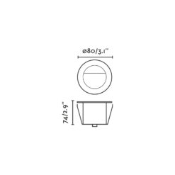 GRUND WALL WASHER LED 13W 3000K 24V Faro Barcelona 1-FR70858