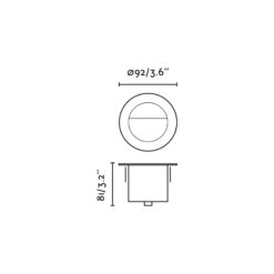 GRUND ANODIZED BLACK WALL WASHER LED 13W 3000K 24V Faro Barcelona 1-FR70860