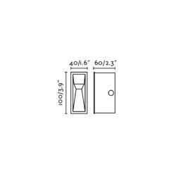 TIL RECESSED WALL WHITE LED 3W 2700K 24V Faro Barcelona 1-FR70927
