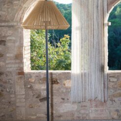 SAIGON OUT FLOOR LAMP 2M C70 OCHRE Faro Barcelona 1-FR71569-13