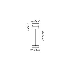 MAVIS 360 PORTABLE WHITE 3W 2700K Faro Barcelona 1-FR71929