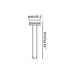ESPOT 600 BEACON RUST BR. 12W 2200-2700-3200-4000 Faro Barcelona 1-FR71949