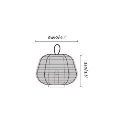 NARA PORTABLE CORTEN 1xE27 Faro Barcelona 1-FR72102-157
