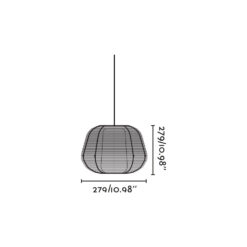 NARITA PENDANT SYSTEM ORANGE 1xE27 Faro Barcelona 1-FR72123