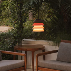 TOBA PENDANT WITH CANOPY MULTICOLOR 1xE27 Faro Barcelona 1-FR72126-167