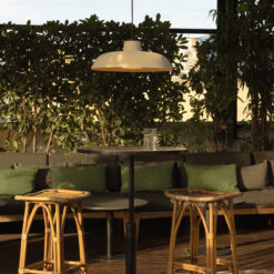 SAGA PENDANT WITH CANOPY BEIGE 1xE27 Faro Barcelona 1-FR72126-169