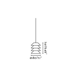 TOBA PENDANT SYSTEM MULTICOLOR 1xE27 Faro Barcelona 1-FR72127-167
