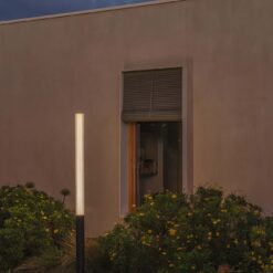 TURA 2050 POLE LAMP DARK GREY LED 48W 3000K Faro Barcelona 1-FR75547