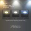CCT LED Panel V-TAC Cree Chip 24W 2640lm 3in1 Στρογγυλό Χωνευτό Φ30cm 6yrs Wty 78676VT