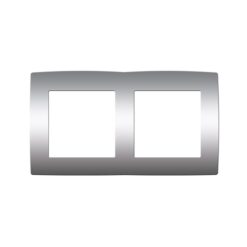 PRIME ΠΛΑΙΣΙΟ 2 ΘΕΣΕΩΝ MAT ΑΛΟΥΜΙΝΙΟ IP20 ACA 1000119103