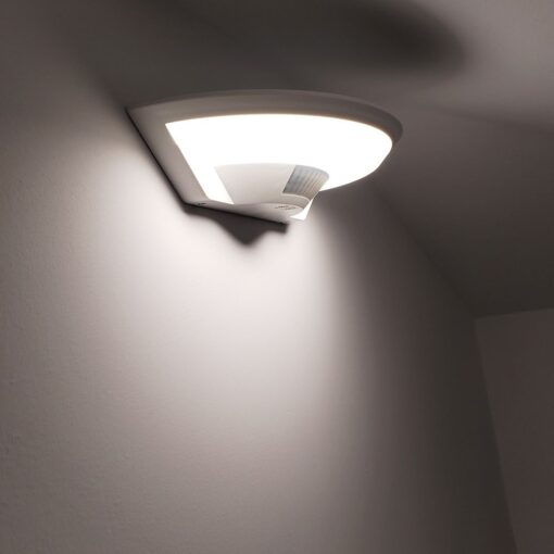V‑TAC 234216VT Φωτιστικό Τοίχου LED Λευκό 1060lm 4000K Ανιχνευτής Κίνησης PIR IP54 270×135×70