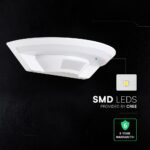V‑TAC 234216VT Φωτιστικό Τοίχου LED Λευκό 1060lm 4000K Ανιχνευτής Κίνησης PIR IP54 270×135×70