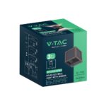 V‑TAC 243408CCT Ηλιακό Φωτιστικό Τοίχου LED Απόχρωση Σκουριάς 900lm 3CCT Ανιχνευτής Κίνησης PIR IP65 100×100×100