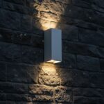 V‑TAC 24345VT Φωτιστικό Τοίχου LED Λευκό 1250lm 3CCT Up‑Down IP65 71×71×171