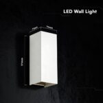 V‑TAC 24345VT Φωτιστικό Τοίχου LED Λευκό 1250lm 3CCT Up‑Down IP65 71×71×171