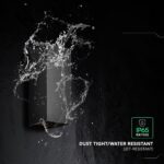 V‑TAC 24346VT Φωτιστικό Τοίχου LED Μαύρο 1250lm 3CCT Up‑Down IP65 71×71×171