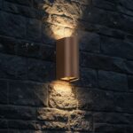 V‑TAC 24349VT Φωτιστικό Τοίχου LED Σκουριά 1250lm 3CCT Up‑Down IP65 71×96×171