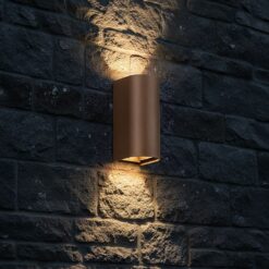 V‑TAC 24349VT Φωτιστικό Τοίχου LED Σκουριά 1250lm 3CCT Up‑Down IP65 71×96×171